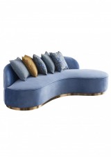 Jaron Four Seater  Curved Sofa